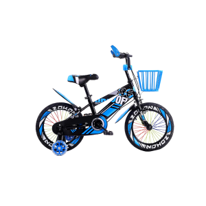 Bicicleta de montaña con Luces LED y Colores Aro 12 Celeste