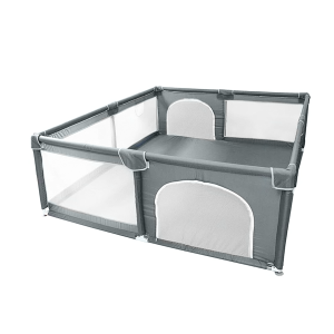 Corral de Seguridad Bebe 180cm Rectangular Gris
