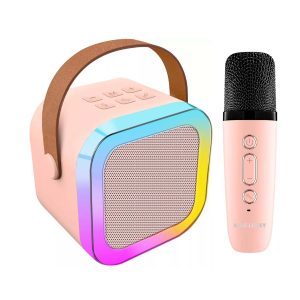 Mini Parlante Karaoke con 1 Microfono