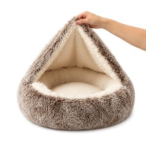 Cama Iglu Cueva Cálida Antideslizante Mascotas 58cm