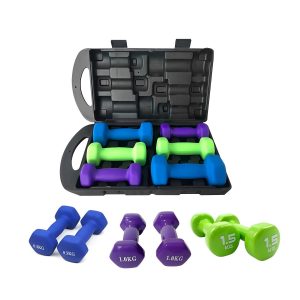 Set Mancuernas Hexagonales de 6 Kg