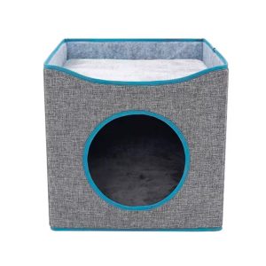Cama Mascota Soft Confort Transportable Con Techo