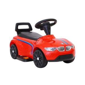 Auto Correpasillos Eléctrico Niño Con Música y Luces Rojo