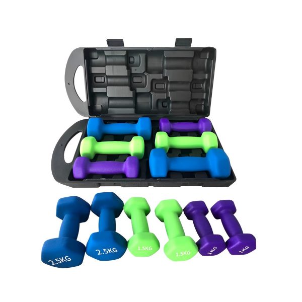 Set Mancuernas Hexagonales de 10 Kg