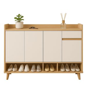 Zapatero Mueble Moderm 4 Puertas y Cajón 143CM