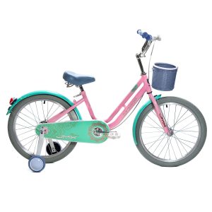 Bicicleta Infantil Aro 20 Paseo con Rueditas y Canasto