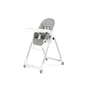 Silla De Comer Para Bebe Altura Ajustable Reclinable Gris