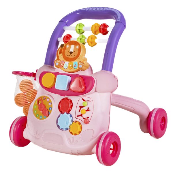 Caminadora Bebe Correpasillo Musical Interactivo ROSADO