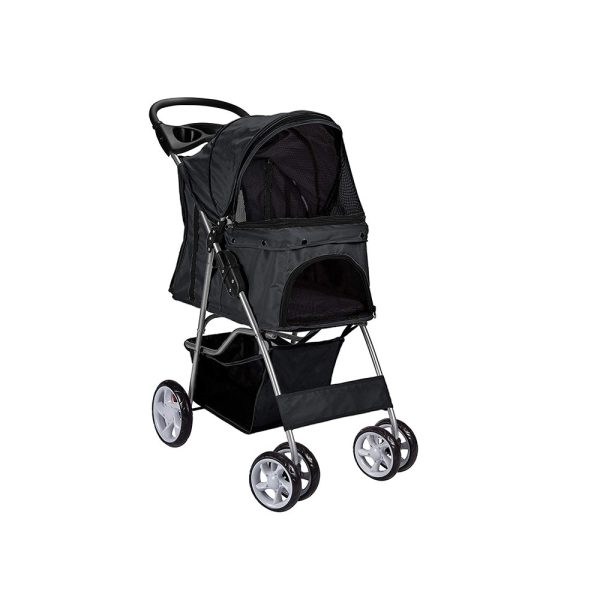 Coche Paseo Mascota Plegable Portatil 4 Ruedas