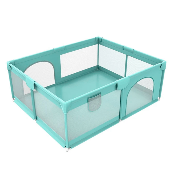 Corral de Seguridad Bebe 180cm Rectangular Celeste