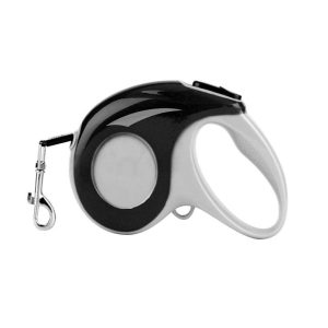 Correa Mascota Retráctil Automática 5mts Perro Gato Negro