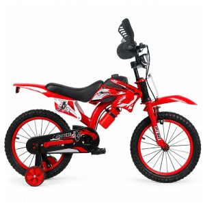 Bicicleta Infantil Aro 16 Motocross Deportiva Roja
