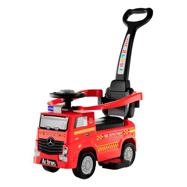 Correpasillos Bombero Caminador Andador con Mango