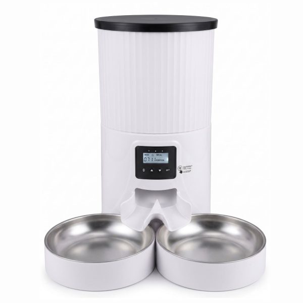 Dispensador Automatico Doble Comida Mascotas 4 lts.