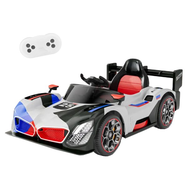 Auto Eléctrico Niños Deportivo Con Control Luces Led Sonido