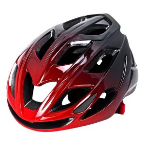 Casco Bicicleta MTB Adulto Ajustable Ventilado Rojo Negro