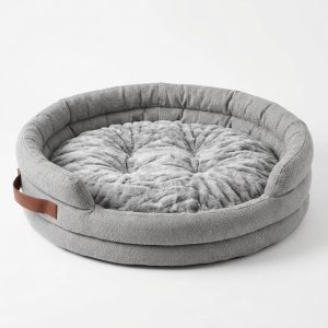 Cama Mascotas 90cm Suave Perro Gato Seguridad Antideslizante