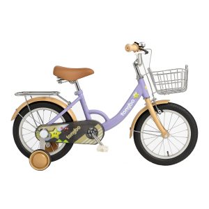 Bicicleta Niña Infantil De Paseo Little Star Rueditas Aro 16