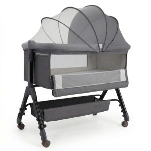 Cuna Colecho Moises Bebe Altura Regulable Safe&soft Gris