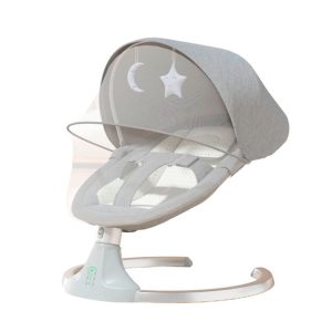 Silla Mecedora Bebe Inalambrica Bebe SafeBaby Bluetooth Gris