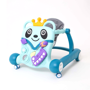 Andador Plegable 3 en 1 Musical Panda Celeste
