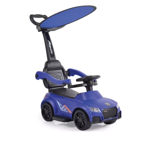 Auto Correpasillo Con Mango Sombrilla Luces y Sonido
