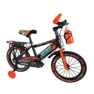 Bicicleta de montaña con Luces LED y Colores Aro 12 Naranja