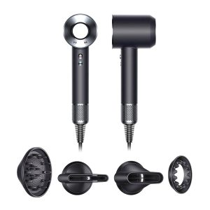 Secador De Pelo Tipo Dyson Supersonic Con Difusor Gris cromado