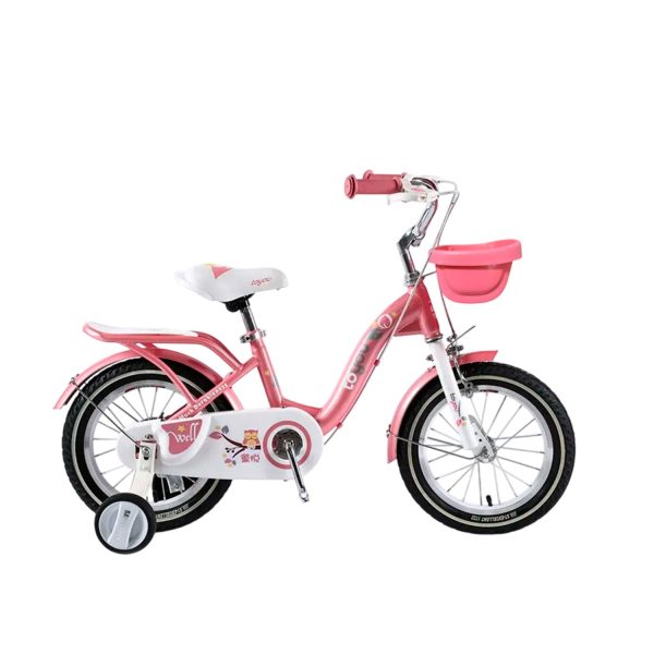Bicicleta Niña Infantil De Paseo Purple Owl Rueditas Aro 20