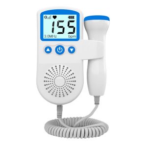 Monitor Fetal Doppler Ultrasonido Latidos Bebé Azul