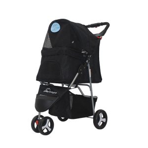 Coche Paseo Mascota Plegable Portatil 3 Ruedas