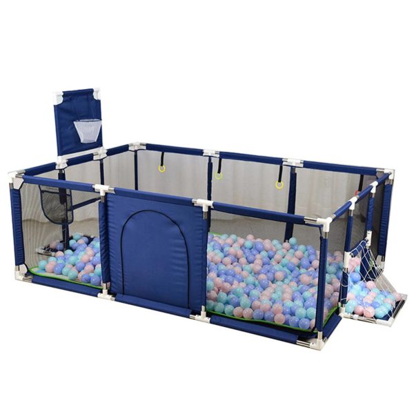 Corral de Seguridad Bebe 180 cm Con Aro, Arco y Pelotitas