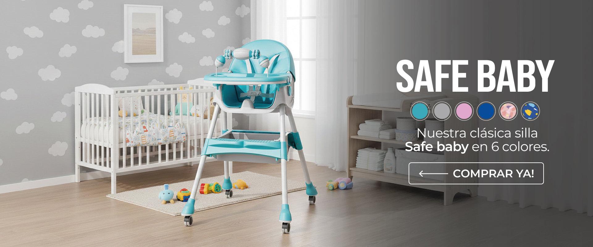 Silla de comer bebé Safe Baby